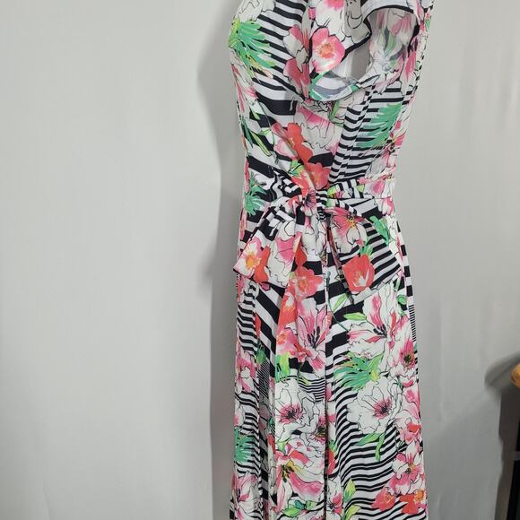 Yumi Kim Jubilee Spin Me Around Wrap Midi Dress Size X-Small Flutter Sleeve - Picture 5 of 12